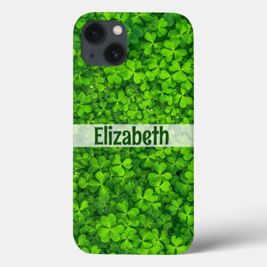 Shamrock Add Name Case-Mate iPhone Case iPhoneケース (裏面)