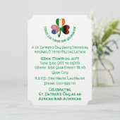 Shamrock African Ireland USA Flags 招待状 (スタンド正面)