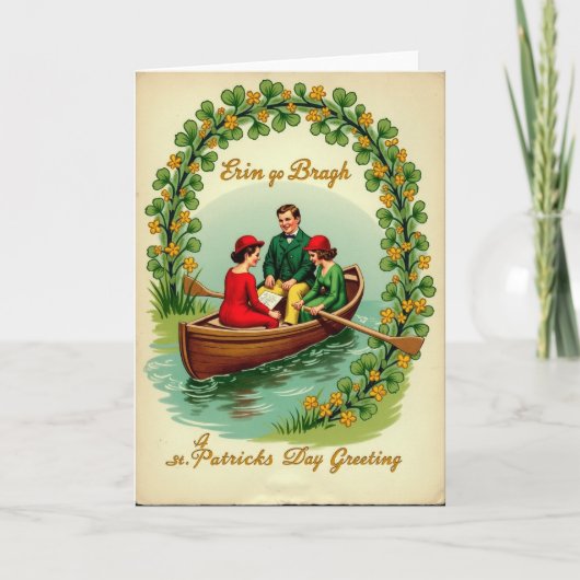 Shamrock Arch St Patricks Card カード (正面)