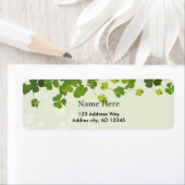 Shamrock bouquet, st patrick's day ラベル (インサイチュ)