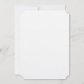 Shamrock Chadian Ireland USA Personalize Text 招待状 (裏面)