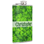 Shamrock Clovers名前の追加 フラスク (右)