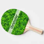 Shamrock Clovers名前の追加 卓球ラケット (横)