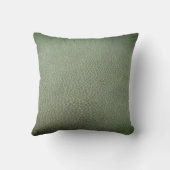 Shamrock Colover  St.Patrick`s Day Green Leather  クッション (裏面)