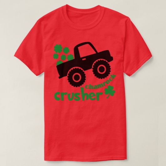 shamrock crusher tシャツ (デザイン正面)