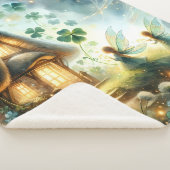 Shamrock Fairy Cottage Glow シェルパブランケット (3/4)