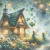 Shamrock Fairy Cottage Glow シール (正面)