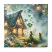 Shamrock Fairy Cottage Glow タイル (正面)