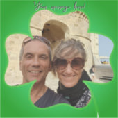 Shamrock Frame + Photo & Text シール (正面)