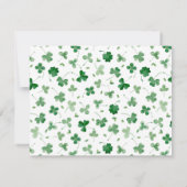 Shamrock Green Personal Note Card ノートカード (裏面)