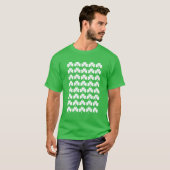 Shamrock Grid Pattern Tシャツ (正面フル)