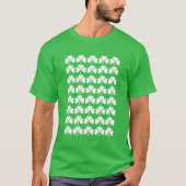 Shamrock Grid Pattern Tシャツ (正面)
