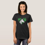 Shamrock Heart Horse C St Patricks Day Irish Love  Tシャツ (正面フル)