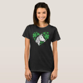 Shamrock Heart Horse Clover St Patricks Day Irish  Tシャツ (正面フル)