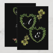 SHAMROCK HEARTS MONOGRAM アイス 案内状 (正面/裏面)