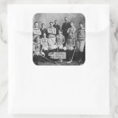 Shamrock Hockey Team、モントリオール、QC 1899、 スクエアシール (バッグ)