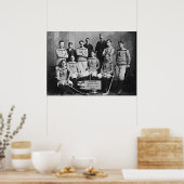 Shamrock Hockey Team、モントリオール、QC 1899' ポスター (キッチン)