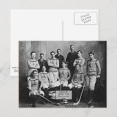 Shamrock Hockey Team、モントリオール、QC 1899' ポストカード (正面/裏面)