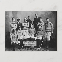 Shamrock Hockey Team、モントリオール、QC 1899' ポストカード