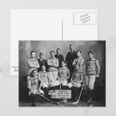 Shamrock Hockey Team、モントリオール、QC 1899' ポストカード (正面/裏面)
