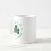 Shamrock Irish I Was Faster Runners Running Gift S コーヒーマグカップ (正面左)
