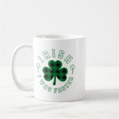 Shamrock Irish I Was Faster Runners Running Gift S コーヒーマグカップ (左)