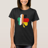 Shamrock leaf irish german flag for St Patricks da Tシャツ (正面)