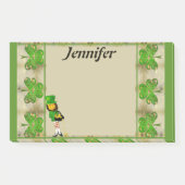 Shamrock Leprechaun Post-It Notes ポストイット (正面)