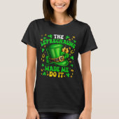 Shamrock Leprechauns Made Me Do It St Patrick's Da Tシャツ (正面)