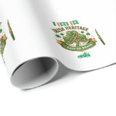 Shamrock Luck Celebration Logo design ラッピングペーパー (ロールコーナー)