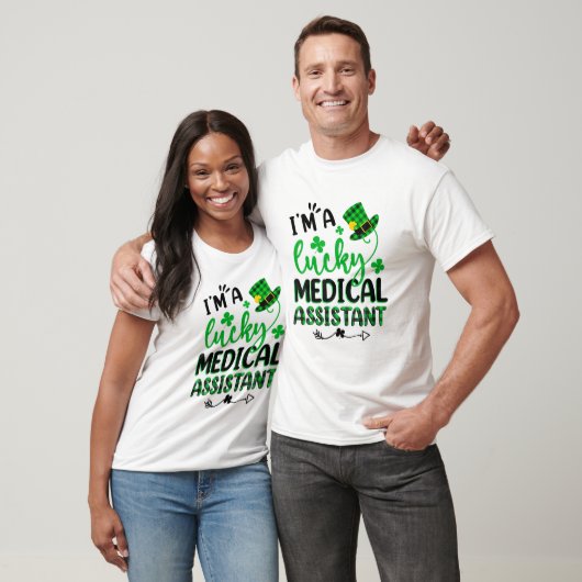 Shamrock Lucky Medical Assistant St Patricks Day Tシャツ (ユニセックス)