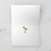 Shamrock Margaritaとグリーティング カード (内部)