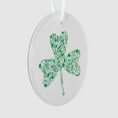 Shamrock Music Notes オーナメント (正面)