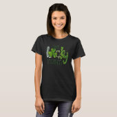 Shamrock One Lucky Teacher St Patrick's Day School Tシャツ (正面フル)