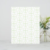 Shamrock Outlines Scrapbook Paper (スタンド正面)