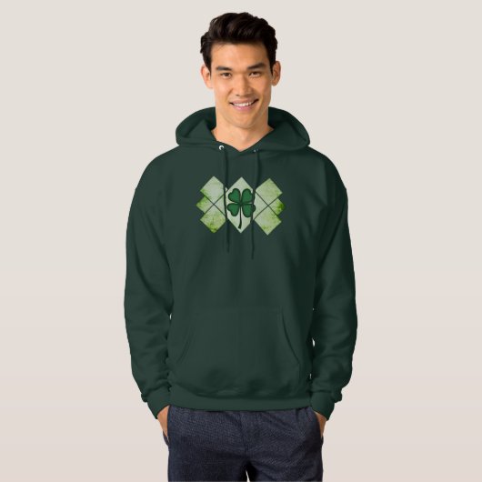 Shamrock Pattern St Patrick’s Day Shirt – camiseta パーカ (正面フル)