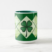 Shamrock Pattern St Patrick’s Day Shirt – caneca マグカップ (中央)
