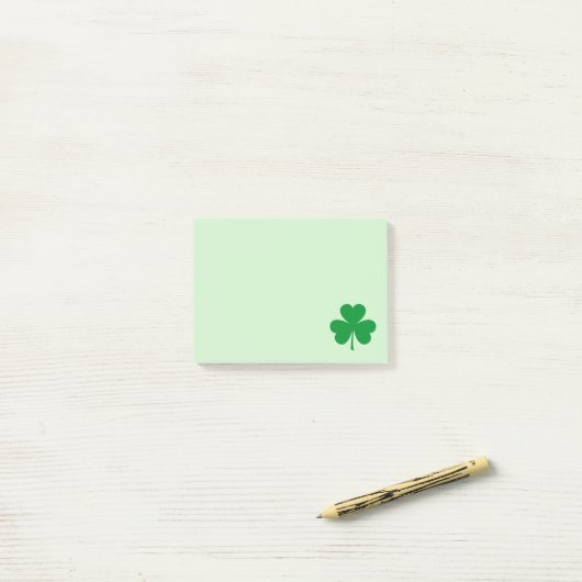 Shamrock Post-it Notes ポストイット (デスク上)