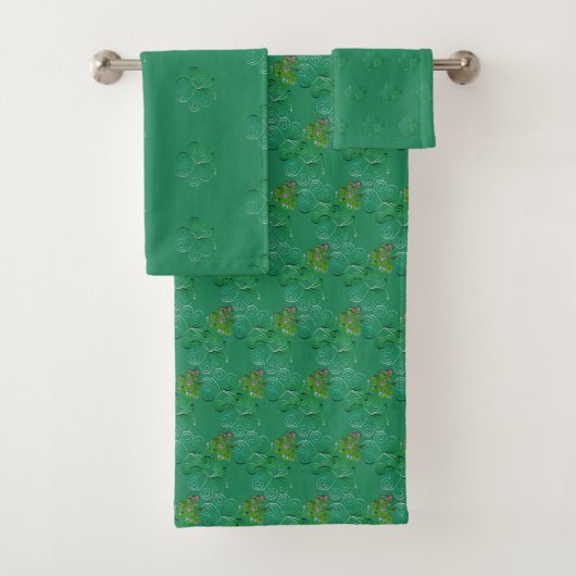 Shamrock Repeat Towel バスタオルセット (インサイチュ)