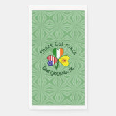Shamrock Scot Lion Ireland USA Flags Personalized  (正面)