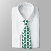 Shamrock Shape Plaid Classic Green Neck Tie ネクタイ (タイ)