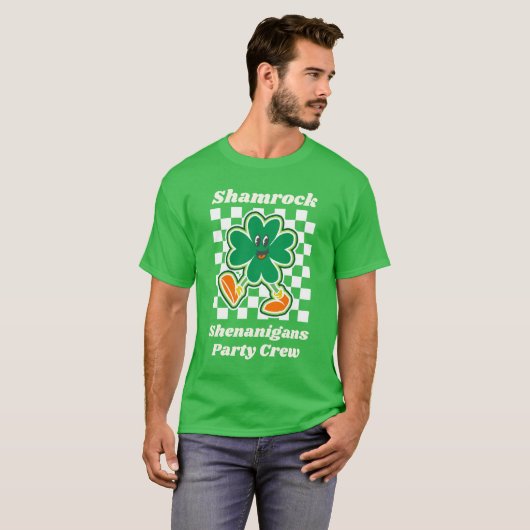 Shamrock Shenanigans Party Crew Tシャツ (正面フル)