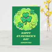 Shamrock Shine St. Patrick’s Day Card カード (黄色い花)