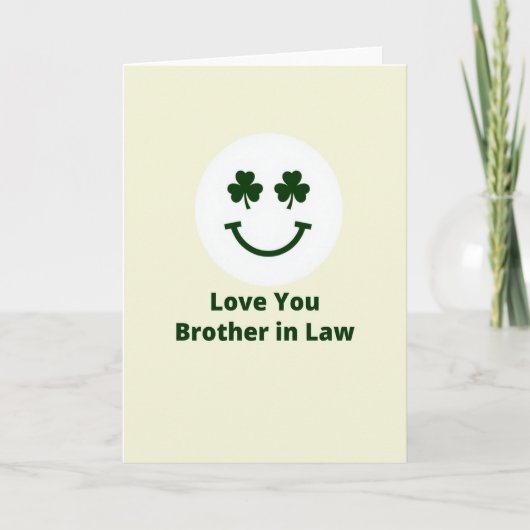 Shamrock Smiling Brother Card カード (正面)