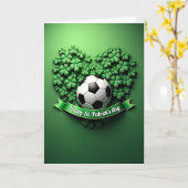 Shamrock Soccer Joy Card カード (黄色い花)
