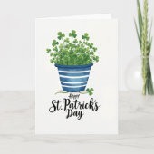 Shamrock Springtime Card カード (正面)