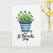 Shamrock Springtime Card カード (黄色い花)