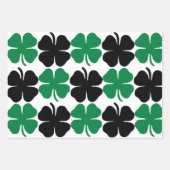 Shamrock St. Patrick Day ラッピングペーパーシート (正面2)