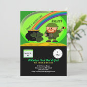 Shamrock、St Patrick's Day Leprechaun、金ゴールドポット 招待状 (スタンド正面)