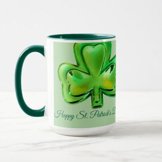 Shamrock St. Patrick's Day Mug マグカップ (左)